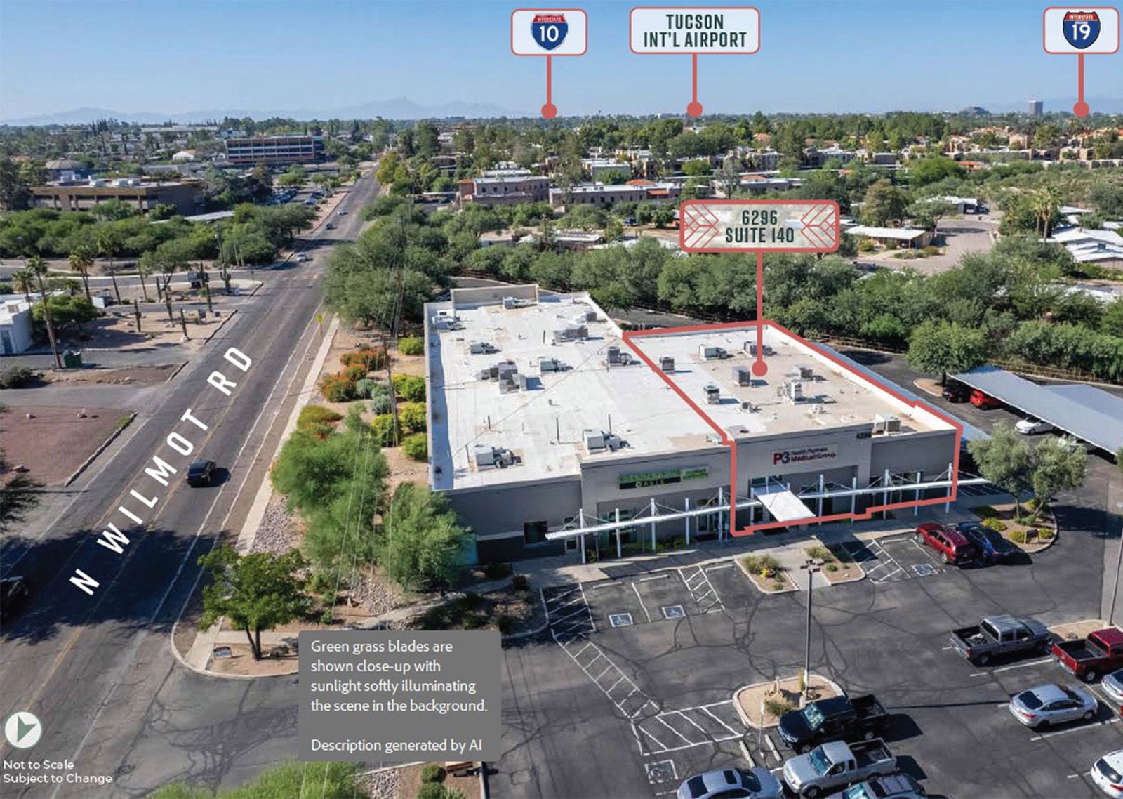 6296 E Grant Rd - Aerial