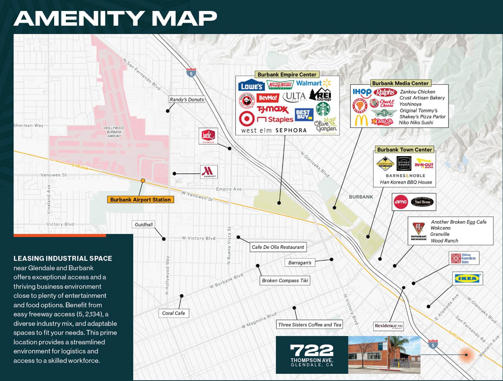 722 Thompson Ave_Amenity map