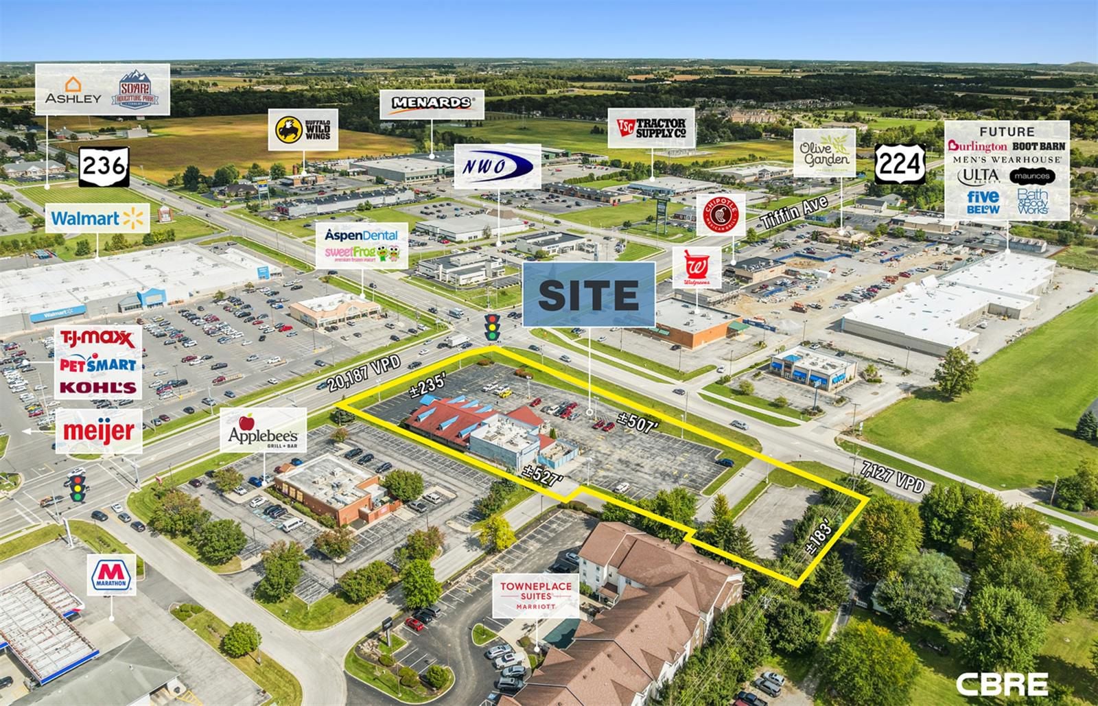 10,832 SF Restaurant on 2.42 Signalized Acres 2551 Tiffin Avenue - Image 3