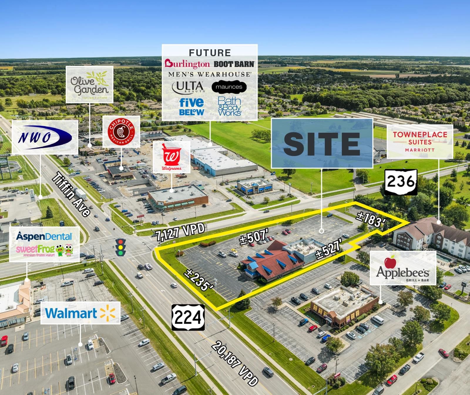 10,832 SF Restaurant on 2.42 Signalized Acres 2551 Tiffin Avenue - Image 4