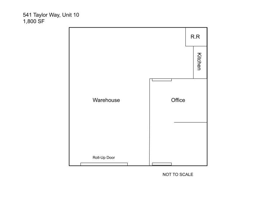 541 Taylor Way Unit 10 Floorplan