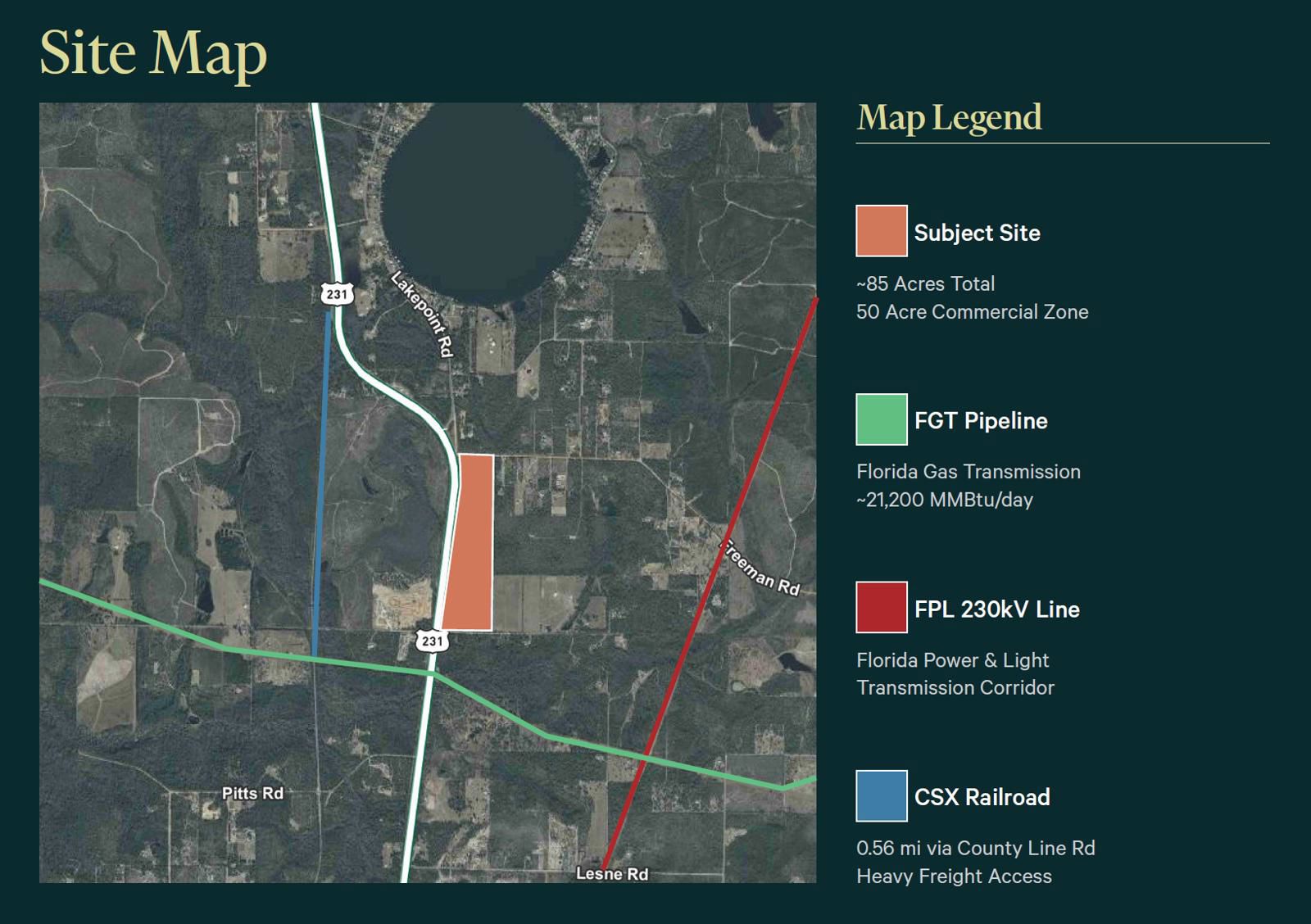 US-231 - Site Map