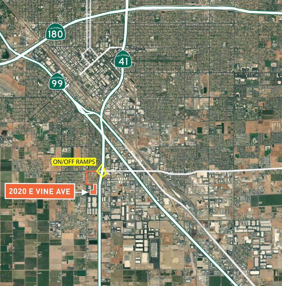 2020 E Vine Ave Map