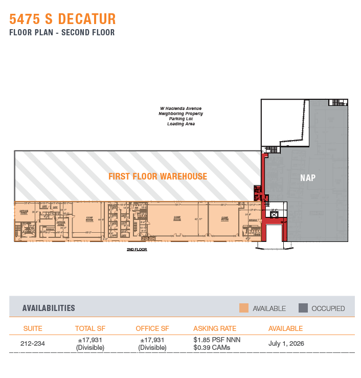 5475 S Decatur _ Full Second Floor Plan