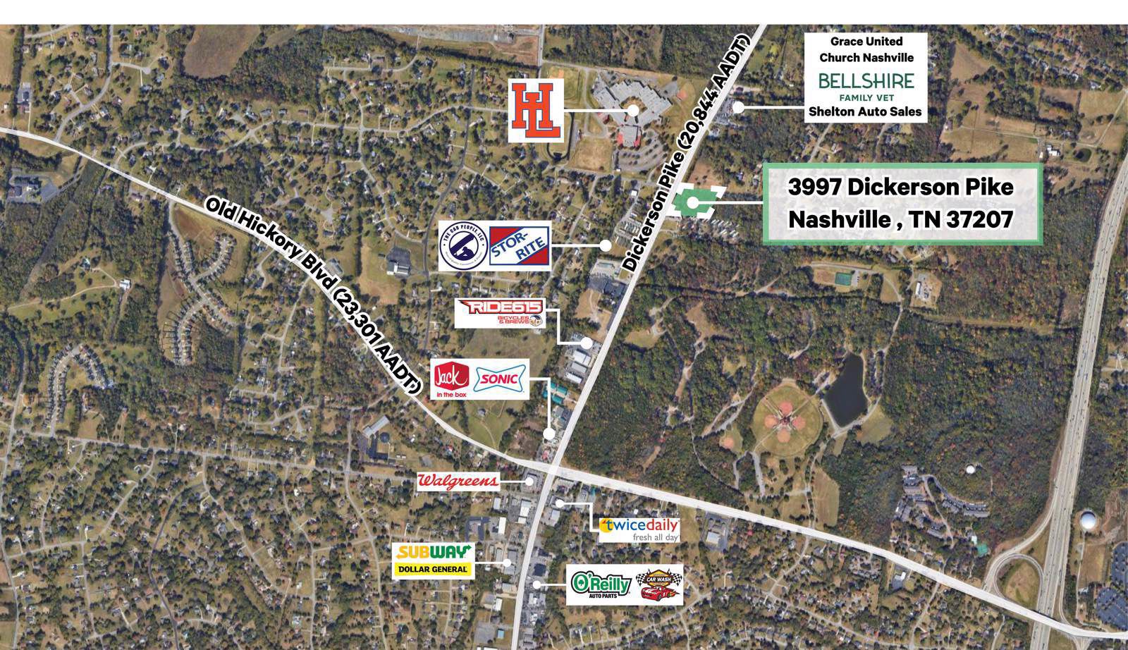 3997 Dickerson Pike Map 2