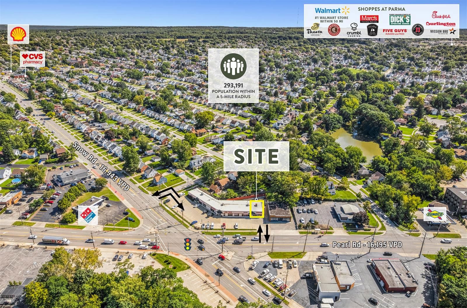 1,250 SF Retail Endcap For Lease 5813 Pearl Road - Image 3
