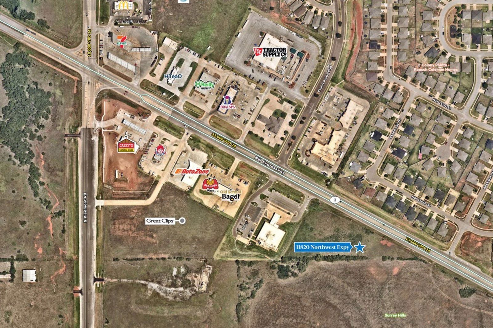 11820 NW Expwy - aerial