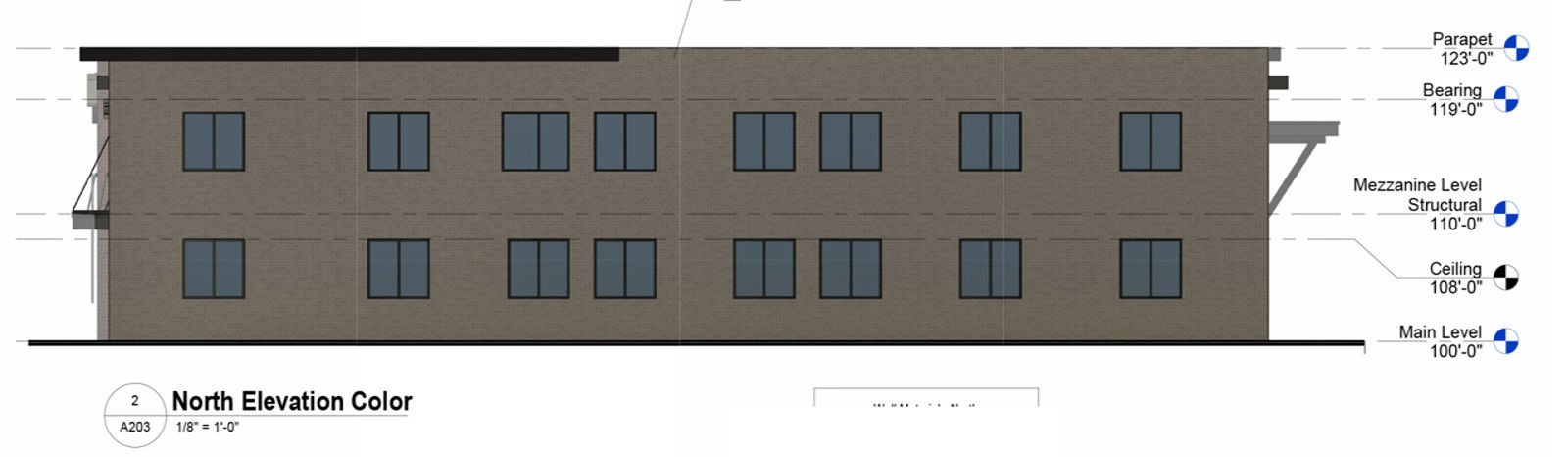 North Elevation Color