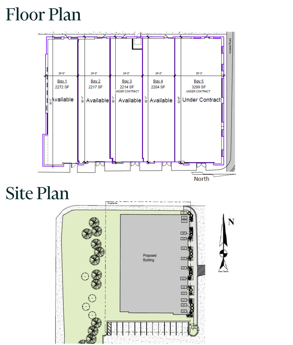 site plan and floor plan