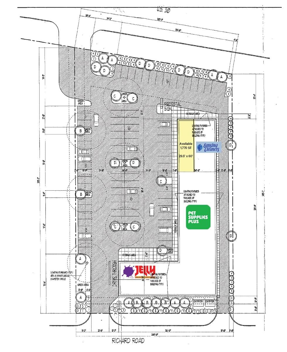 Site Plan with logos