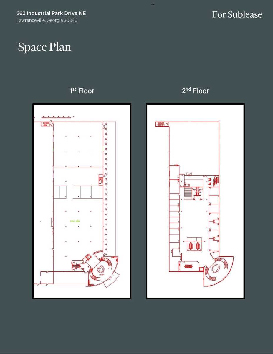 362 Industrial Park Dr - Space Plan
