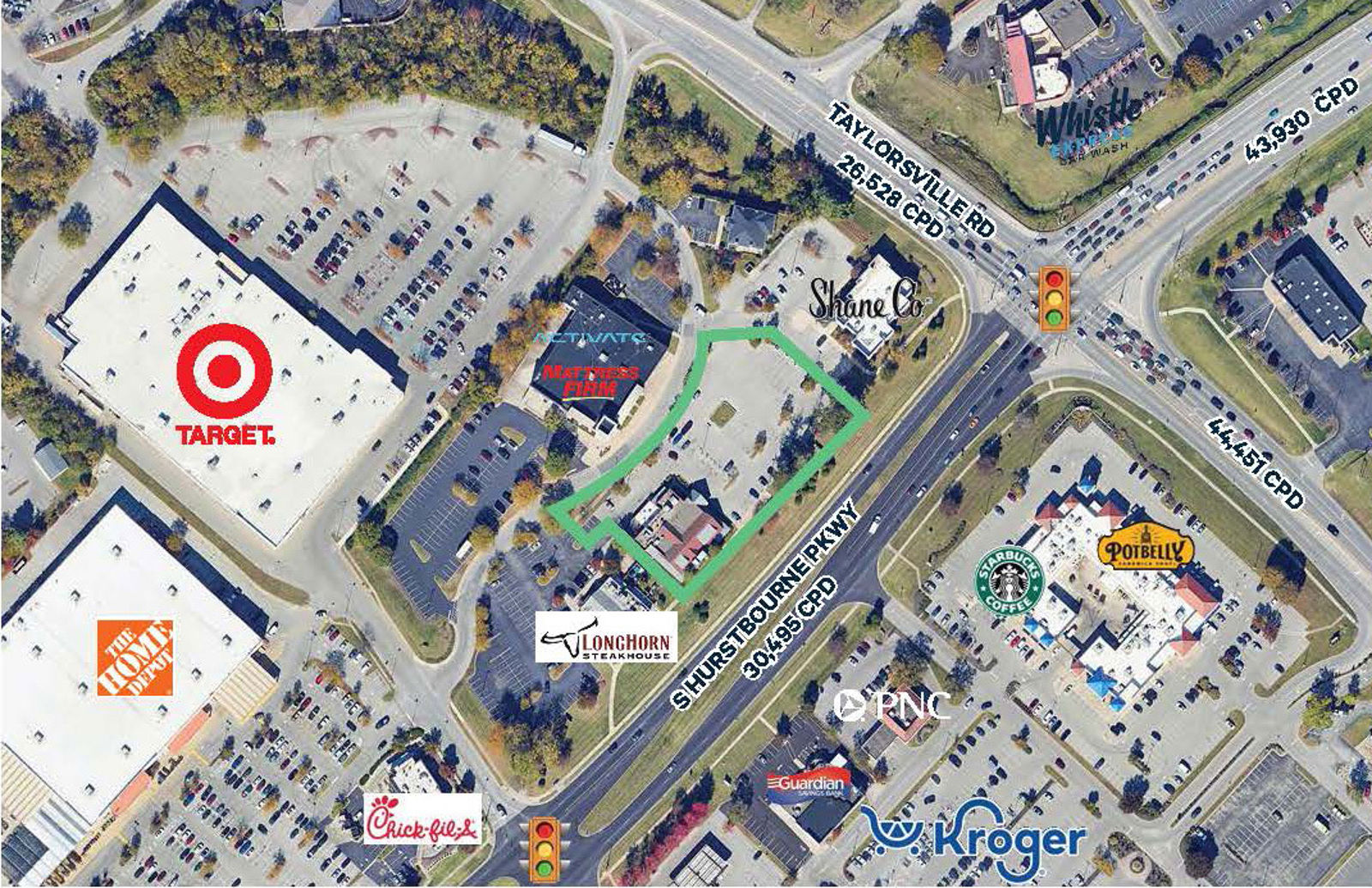 Zoomed Aerial - 2525 Hurstbourne Gem Ln