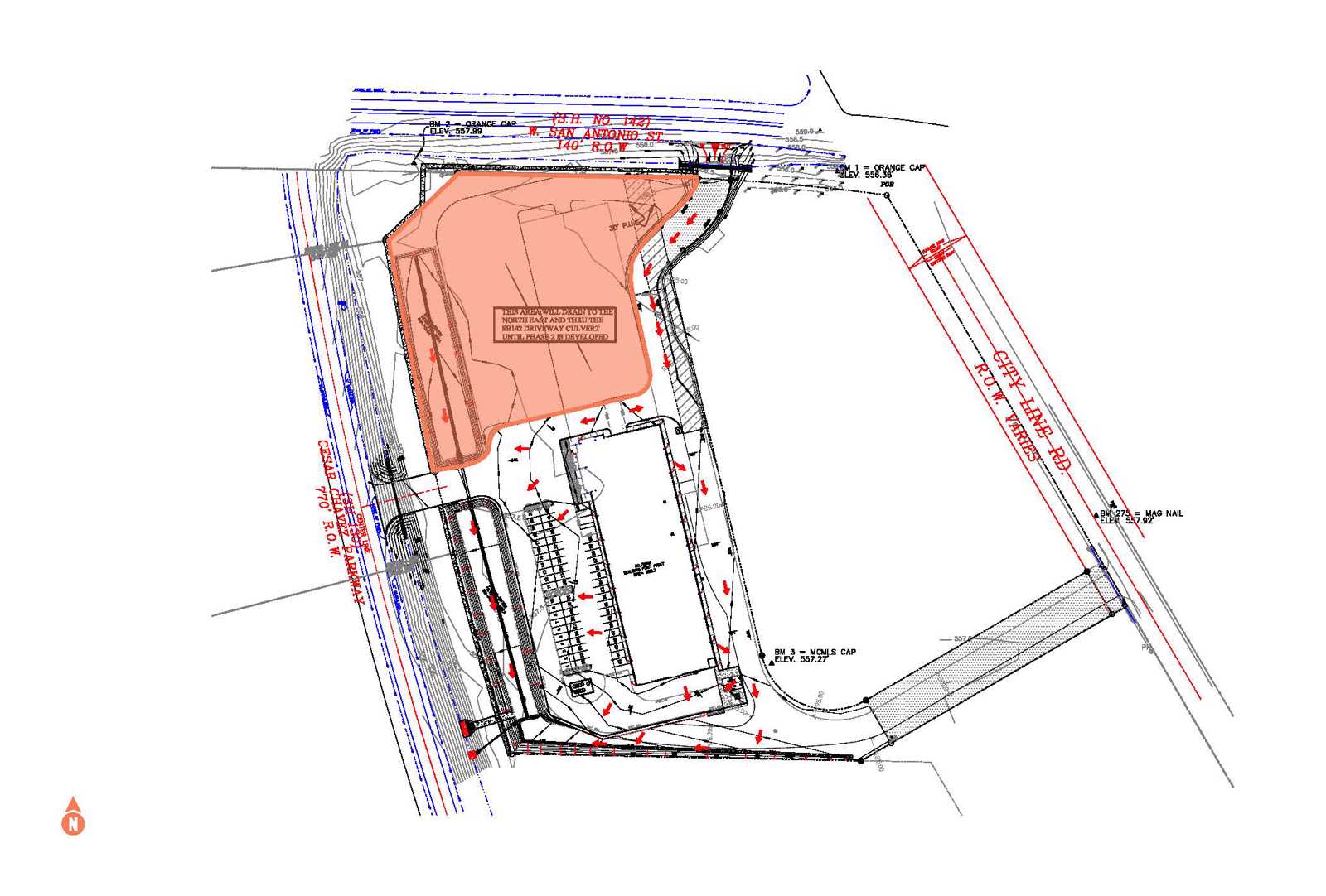Retail Pad Site - 130 S. Cesar Chavez Pkwy - Survey