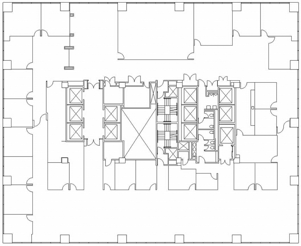 B&w floor plan