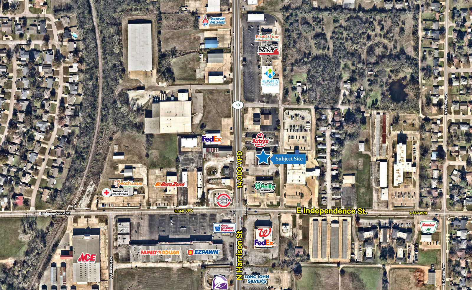 SHA 1509 North Harrison St - Aerial