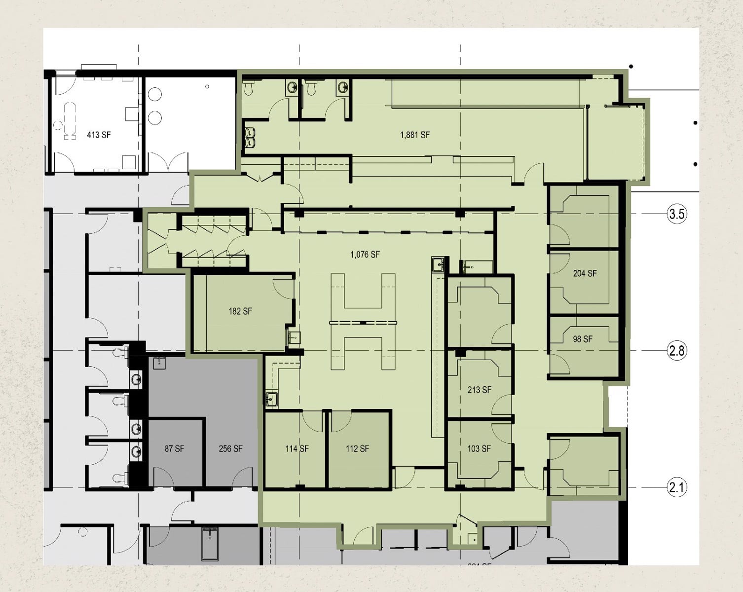 Floor Plan 3,886 SF