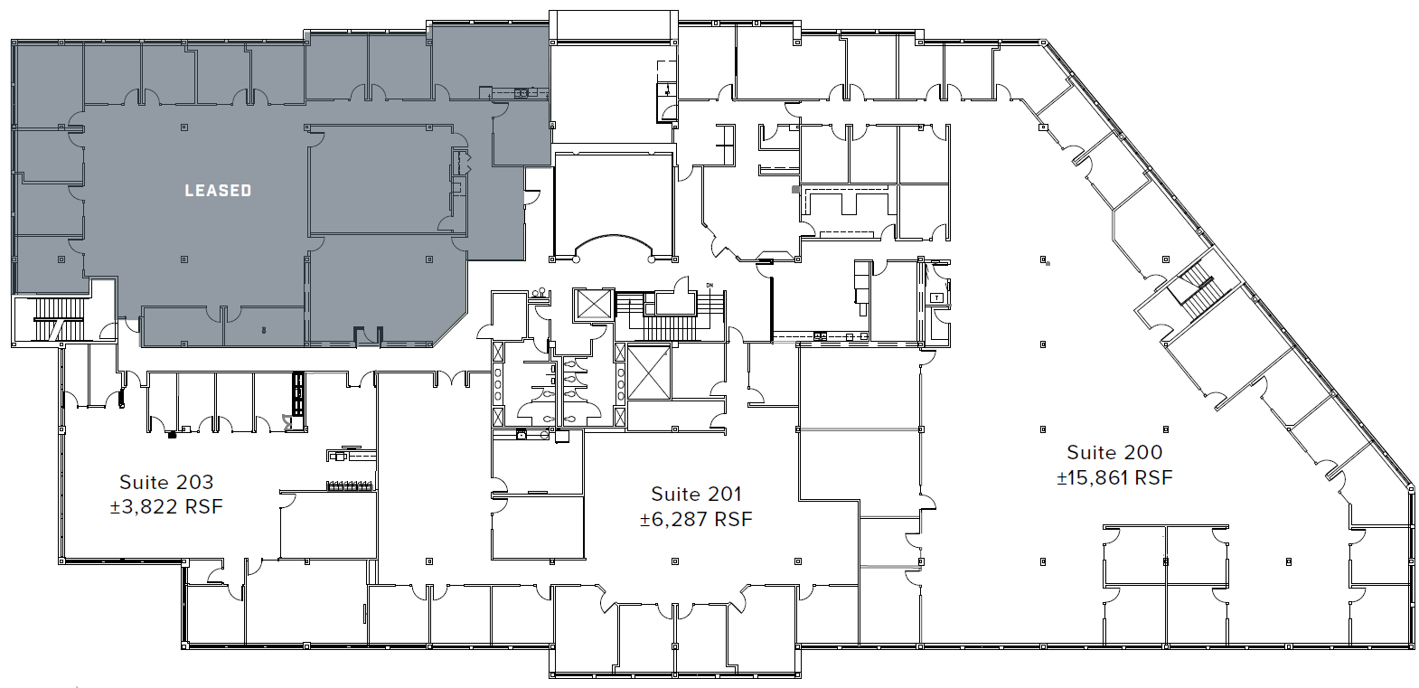 Second Floor | 3,822-25,970 SF
