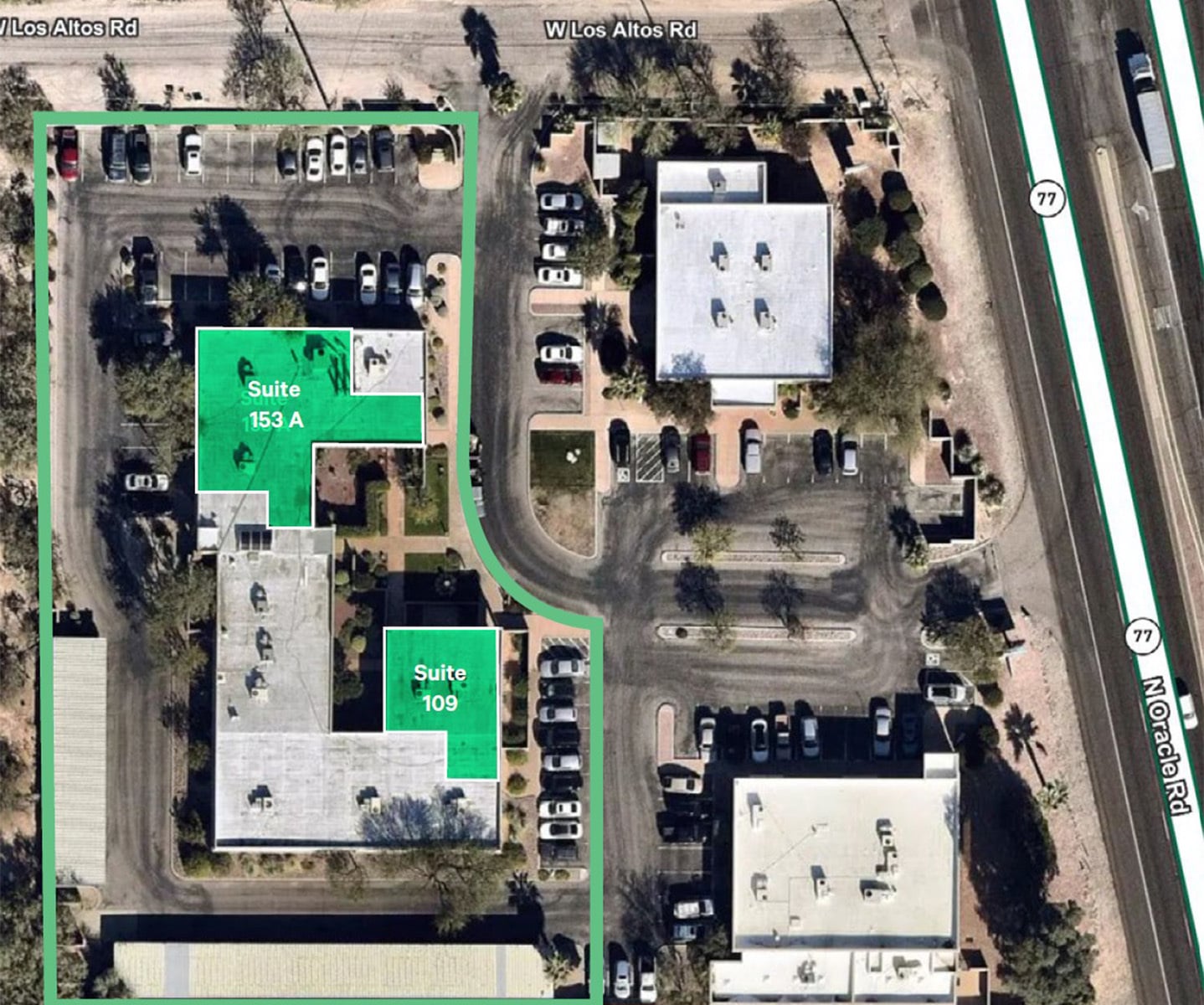 6595 N Oracle - Aerial