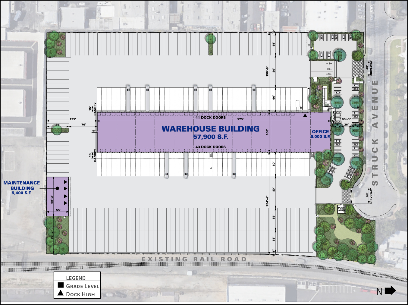 Struck Planned Truck Terminal Site Plan_CL