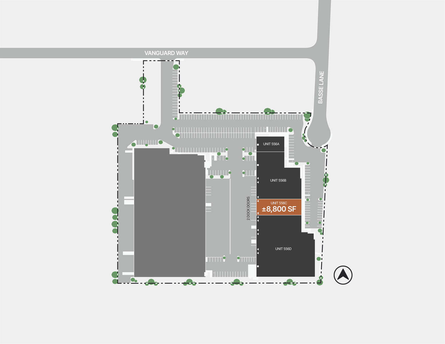 556 Vanguard Way_Unit C_Site Plan