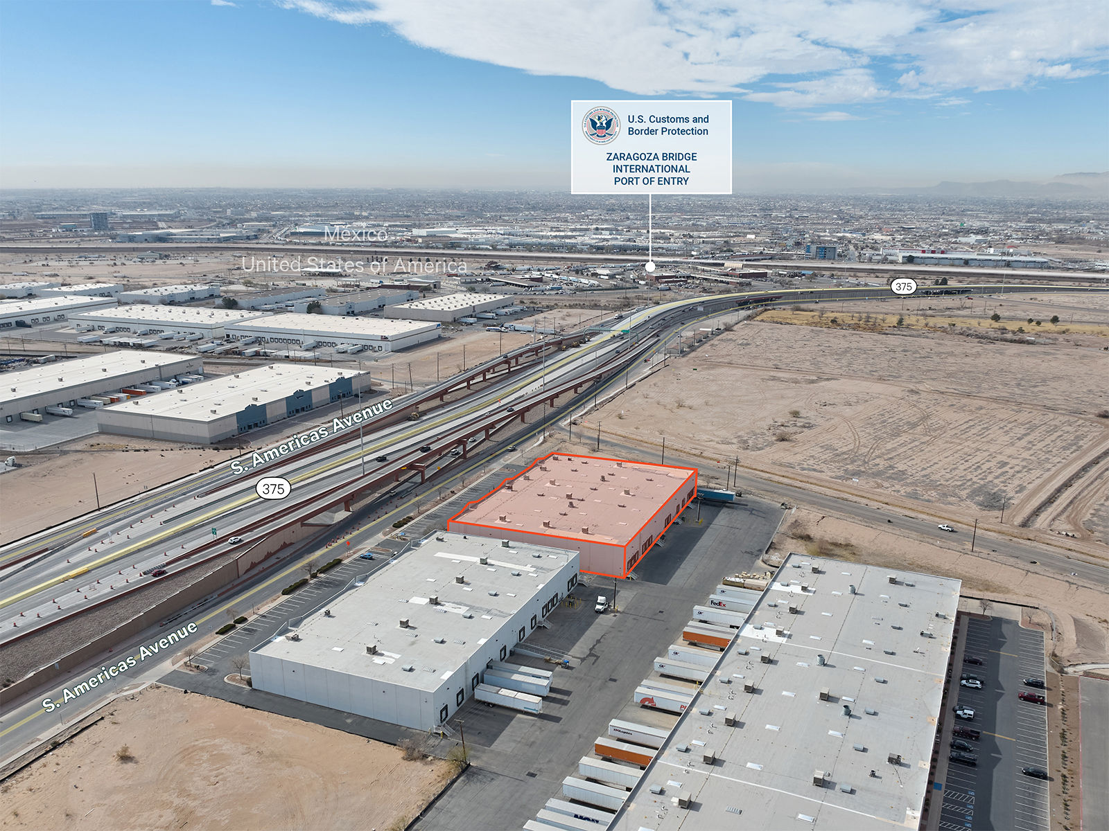 543A S. Americas Avenue - Aerial View
