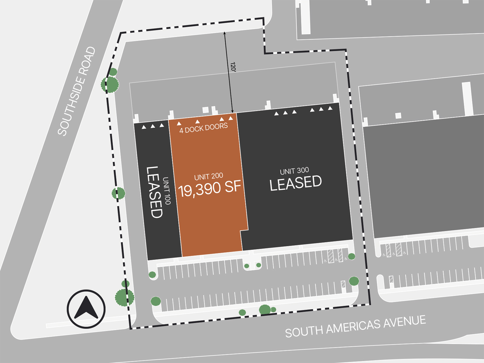 543A S. Americas Avenue - Site Plan