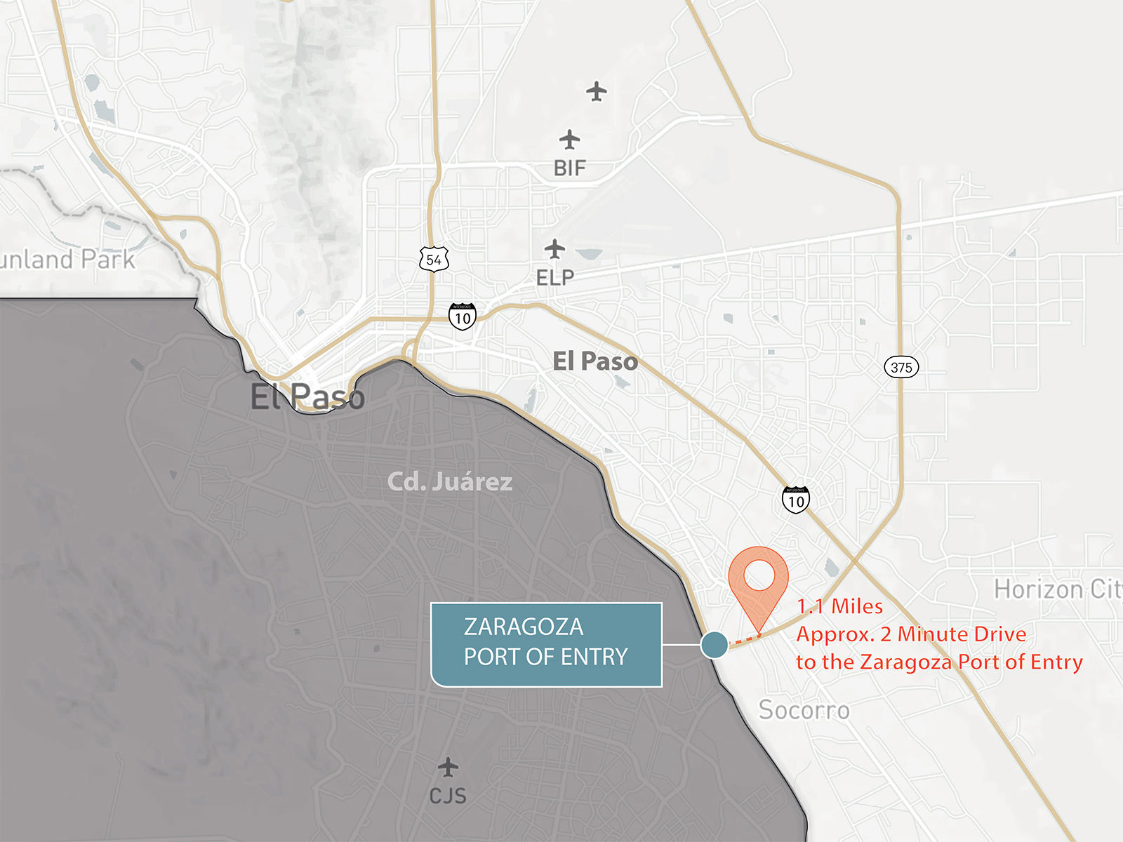 543A S. Americas Avenue - Map View
