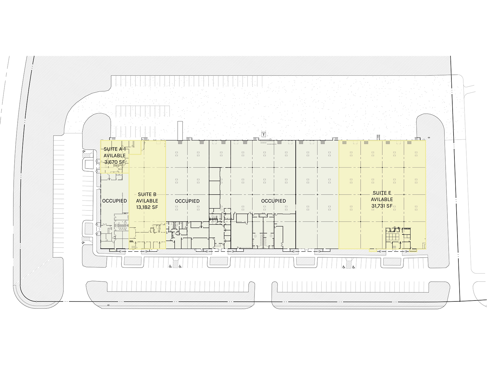 1790 Commerce Park - Site Plan (Available Area Marked)
