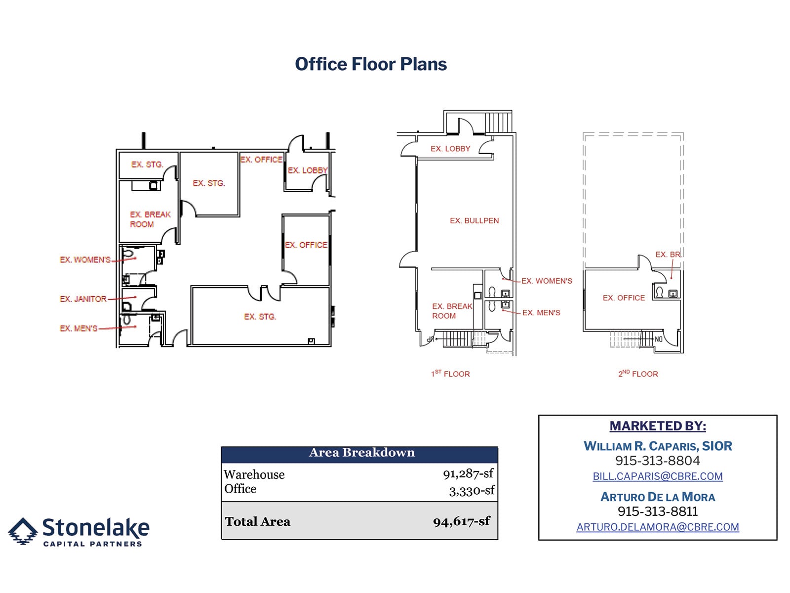 Leasing Flyer - 300 Revere - Office Floor Plans
