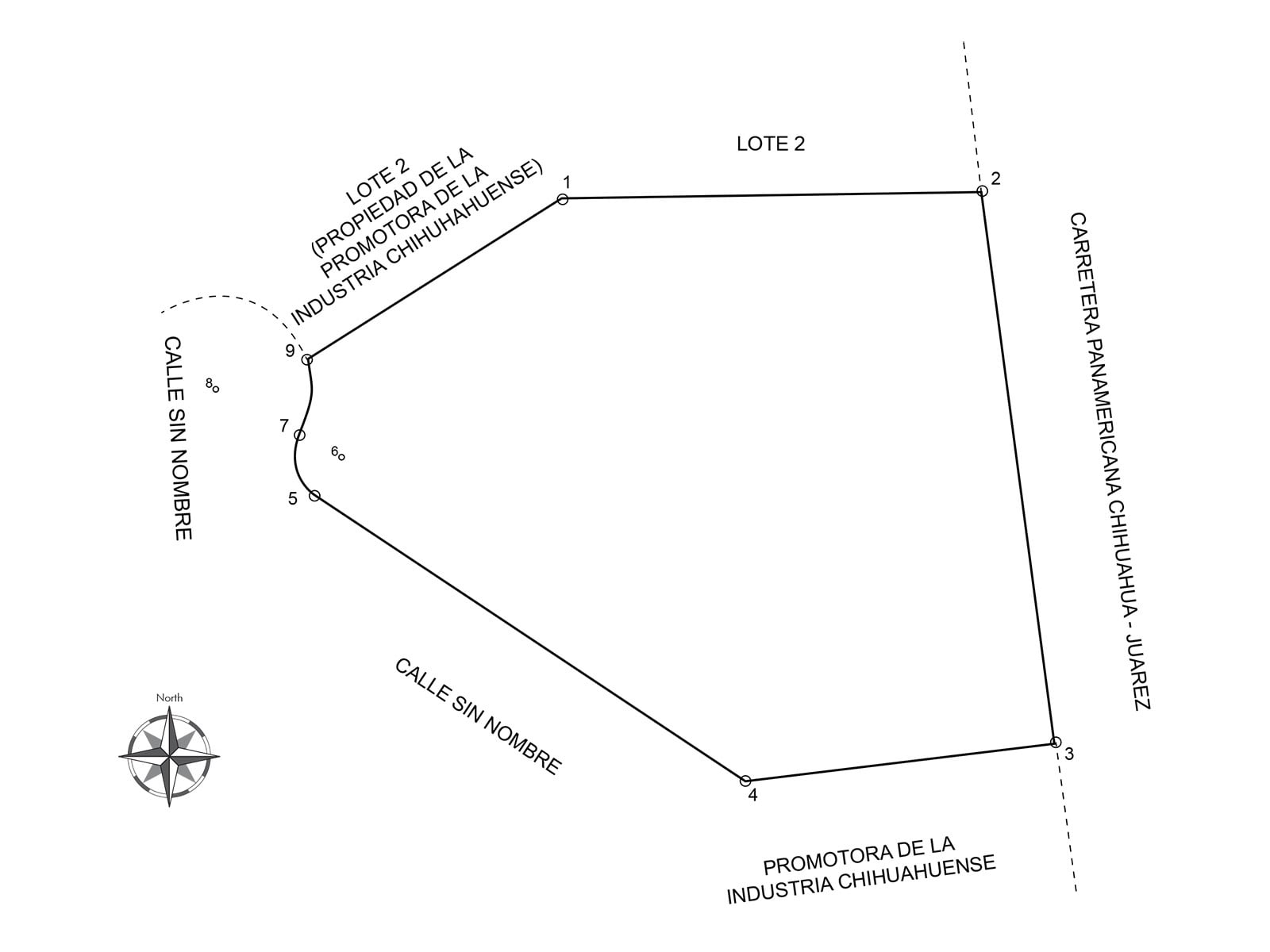 Carretera Panamericana Land - Land Survey