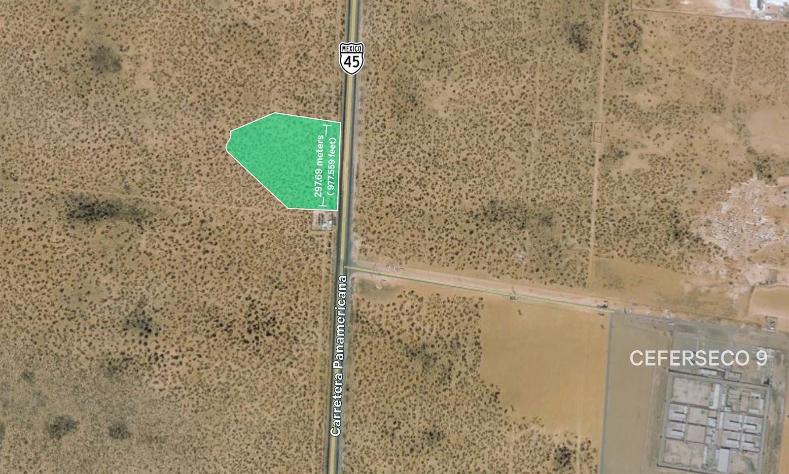 Carretera Panamericana Land - Aerial View