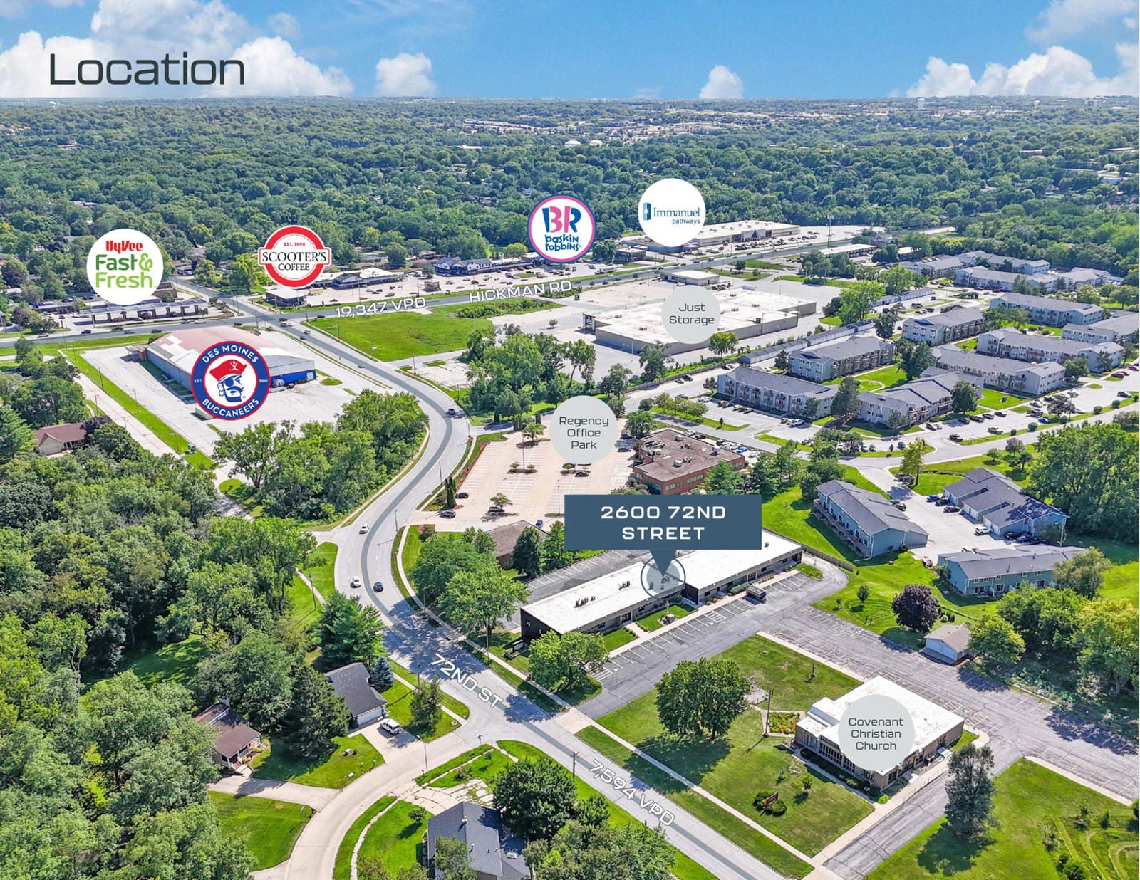 2600 72nd Street-Location Map