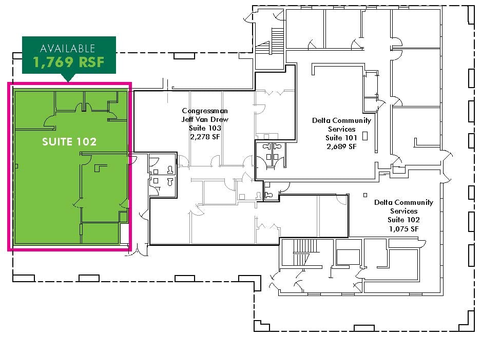floor plan_flyer_Suite 102 only