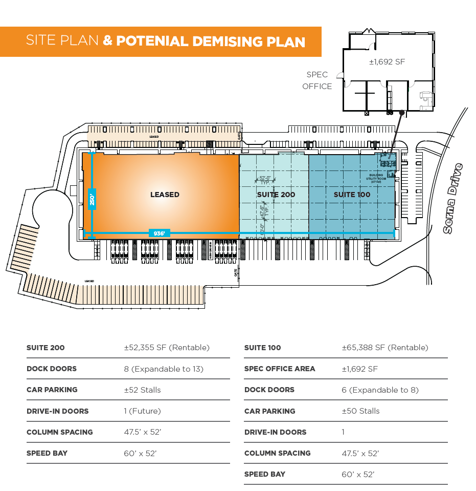 Demising Site Plan 