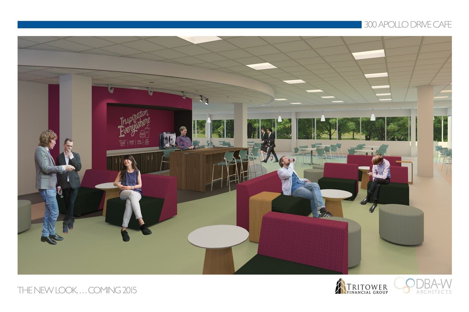 300 Apollo Cafe Rendering