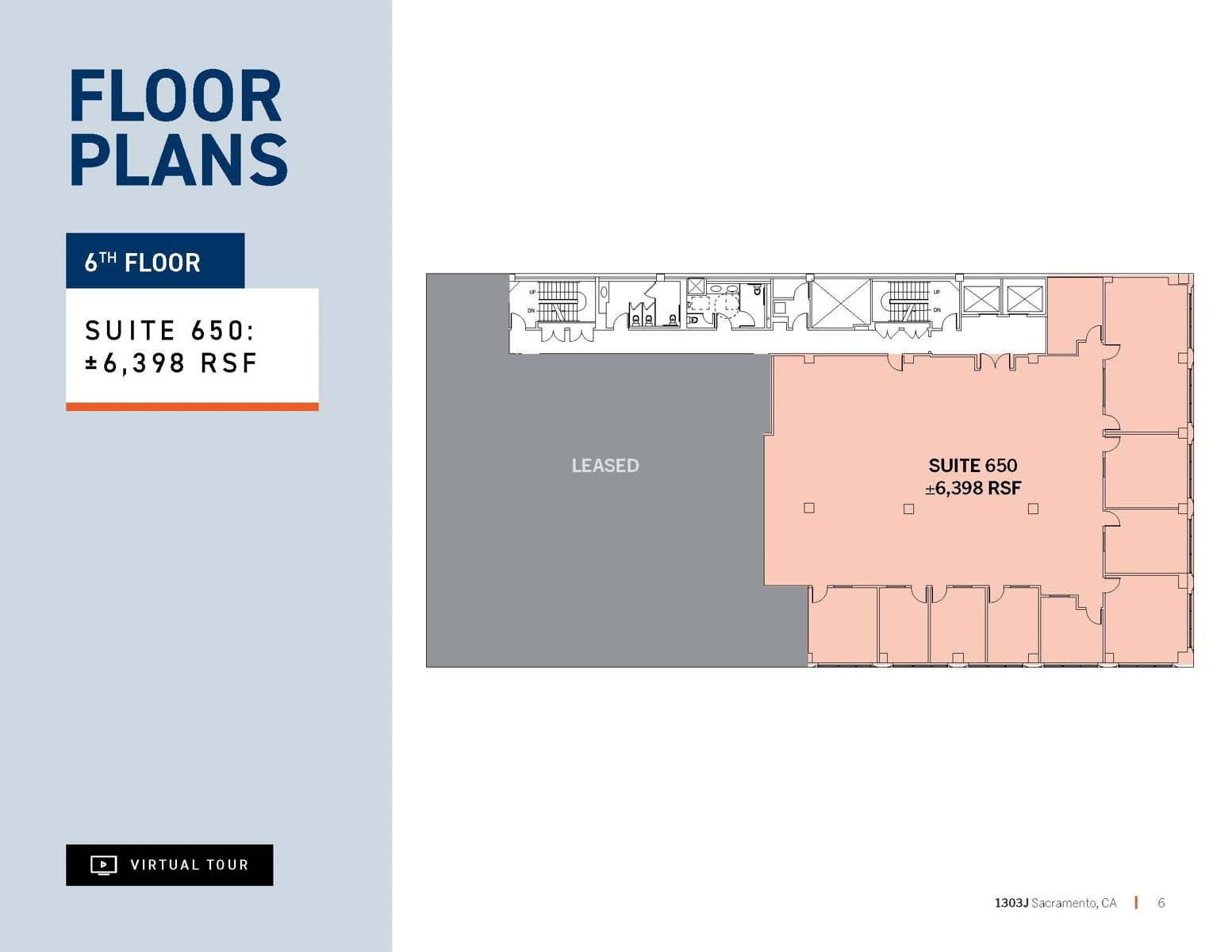 1303 J Street 6th Floor Plan
