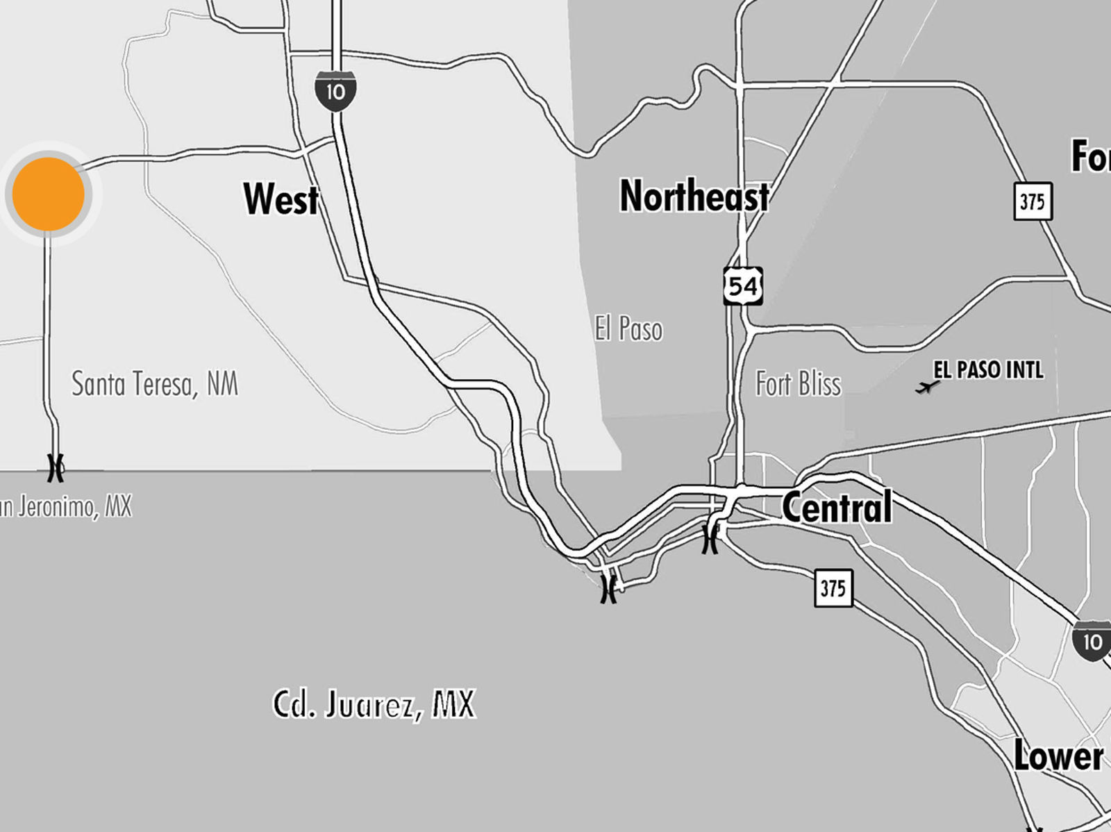 2800 Airport Road - Map View