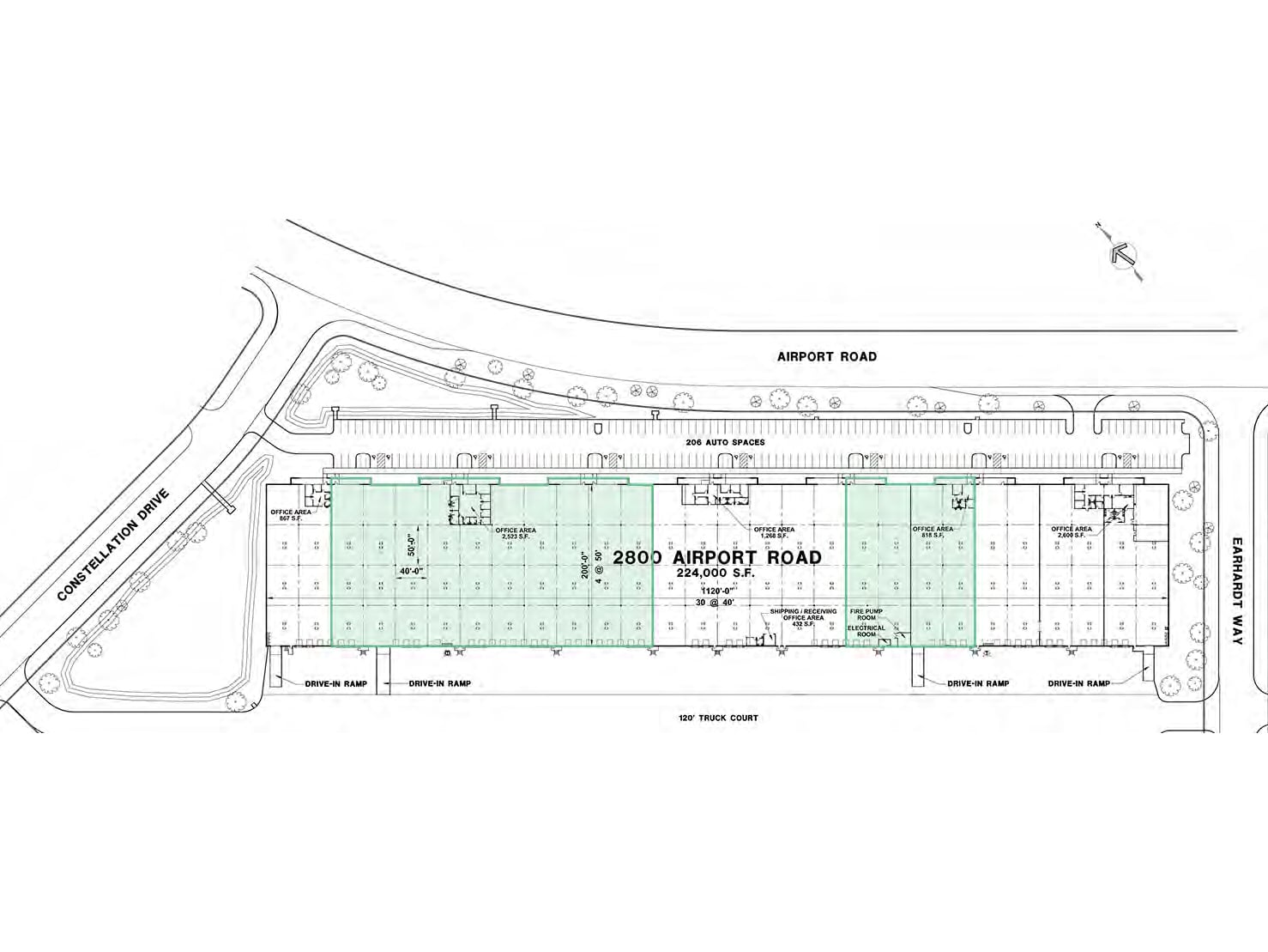 2800 Airport Road - Site Plan