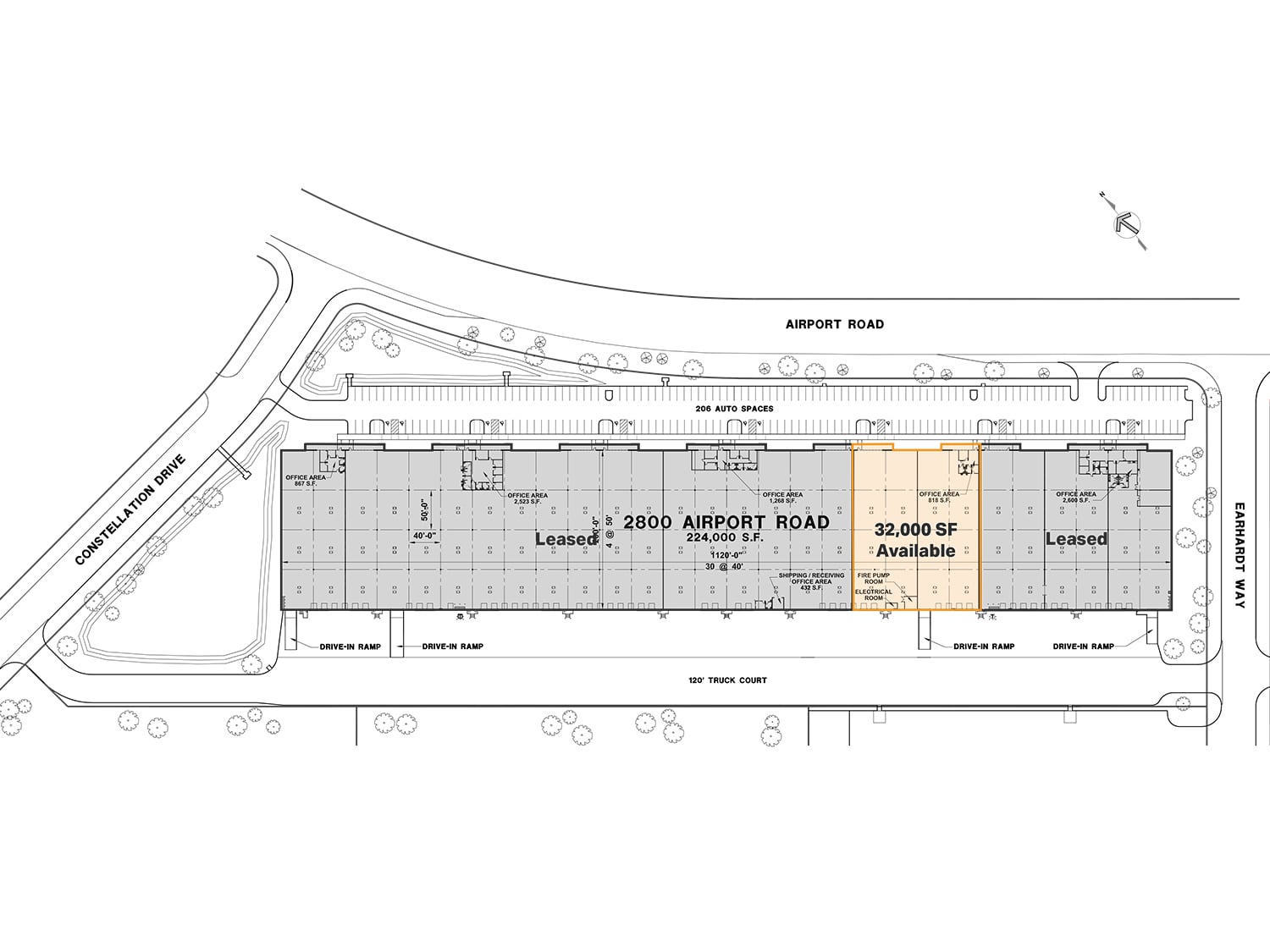 2800 Airport Road - Site Plan