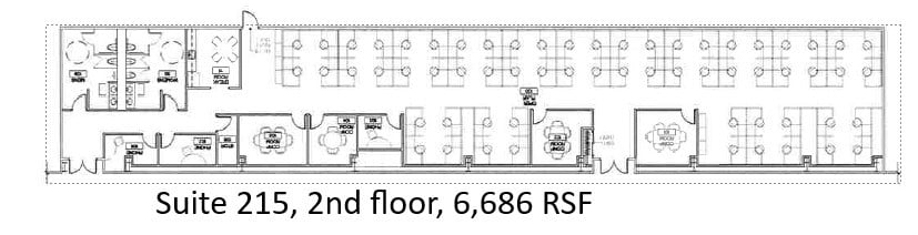 6,686 RSF, Suite 215
