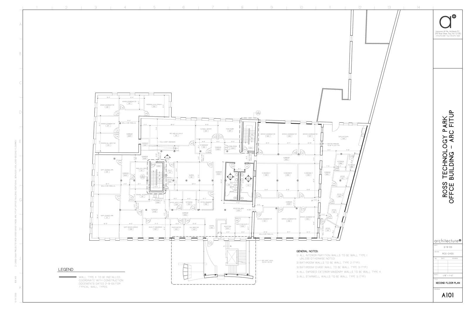 A101 - Second Floor Plan