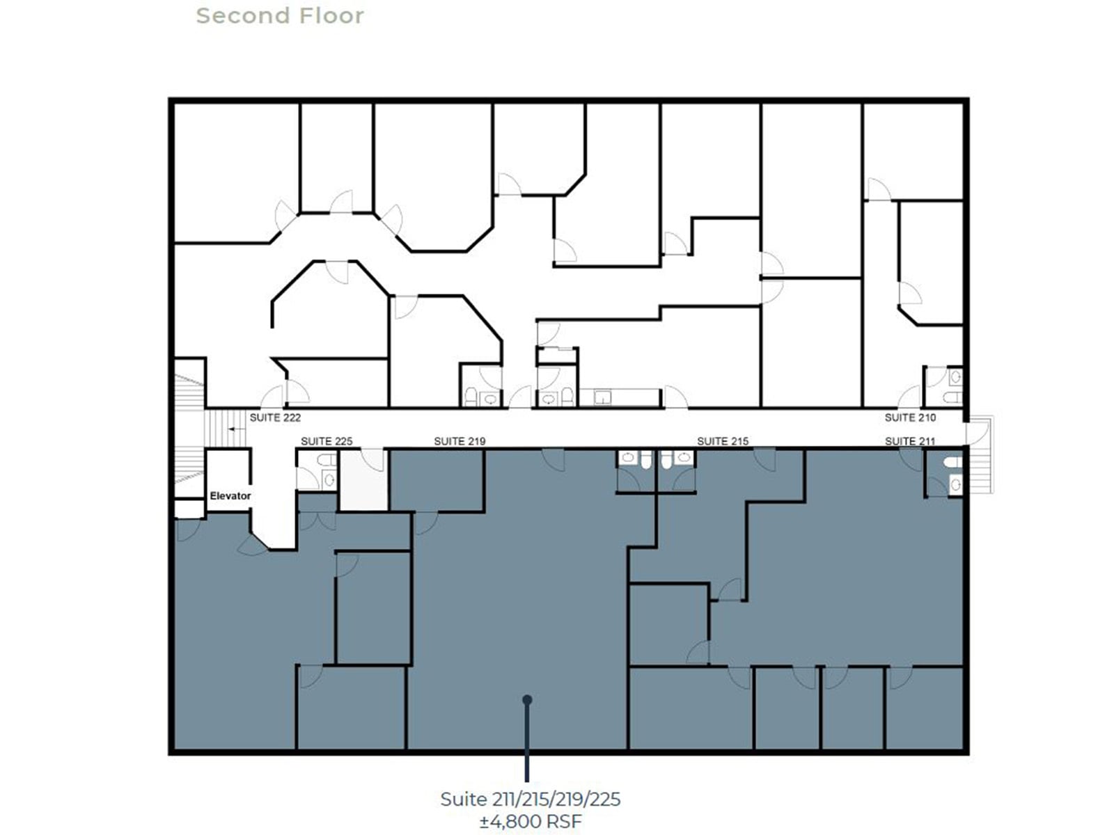 333 W Ft Lowell - 2nd Fl Plan.JPG