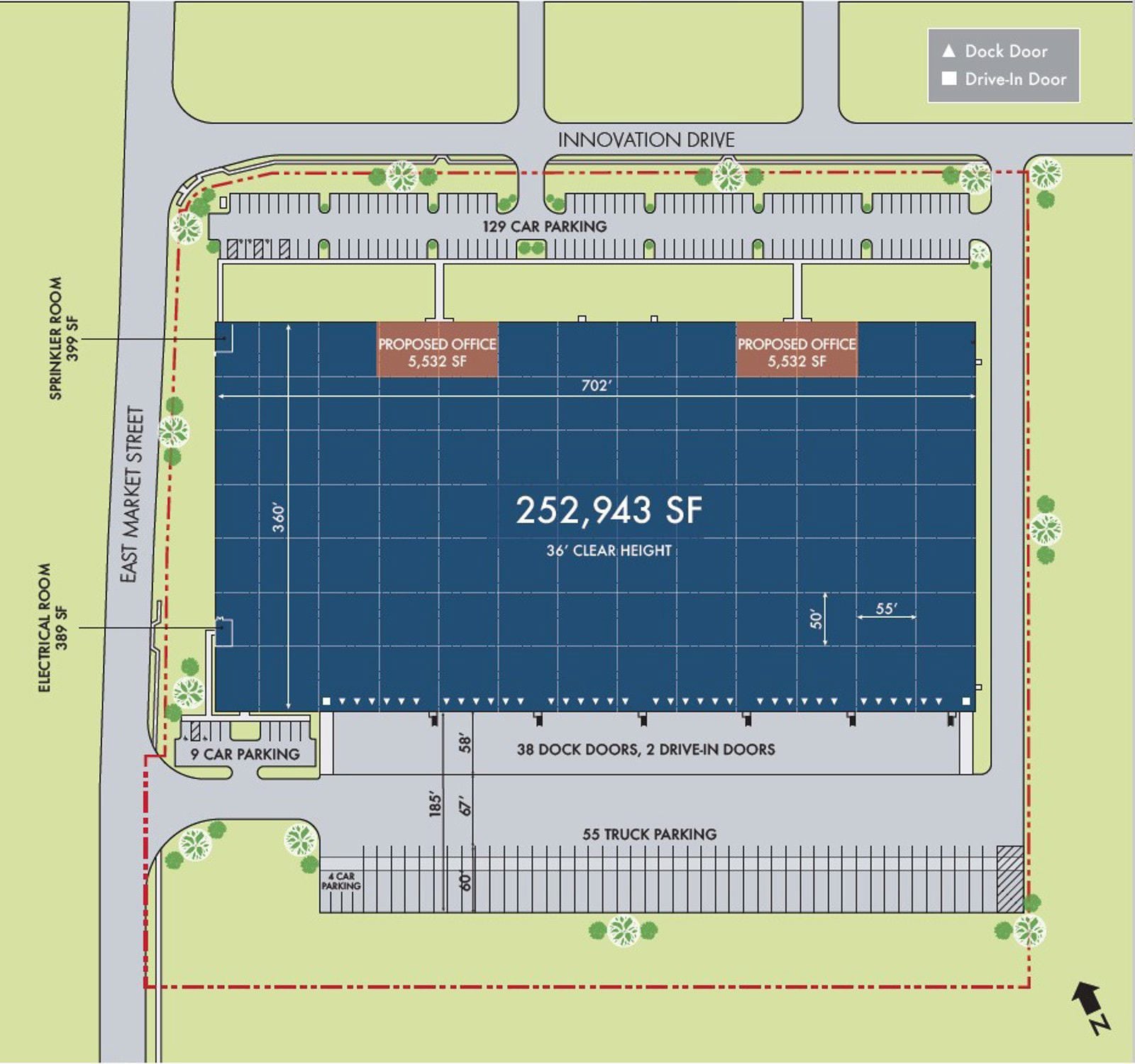 3750 E Market St Site Plan
