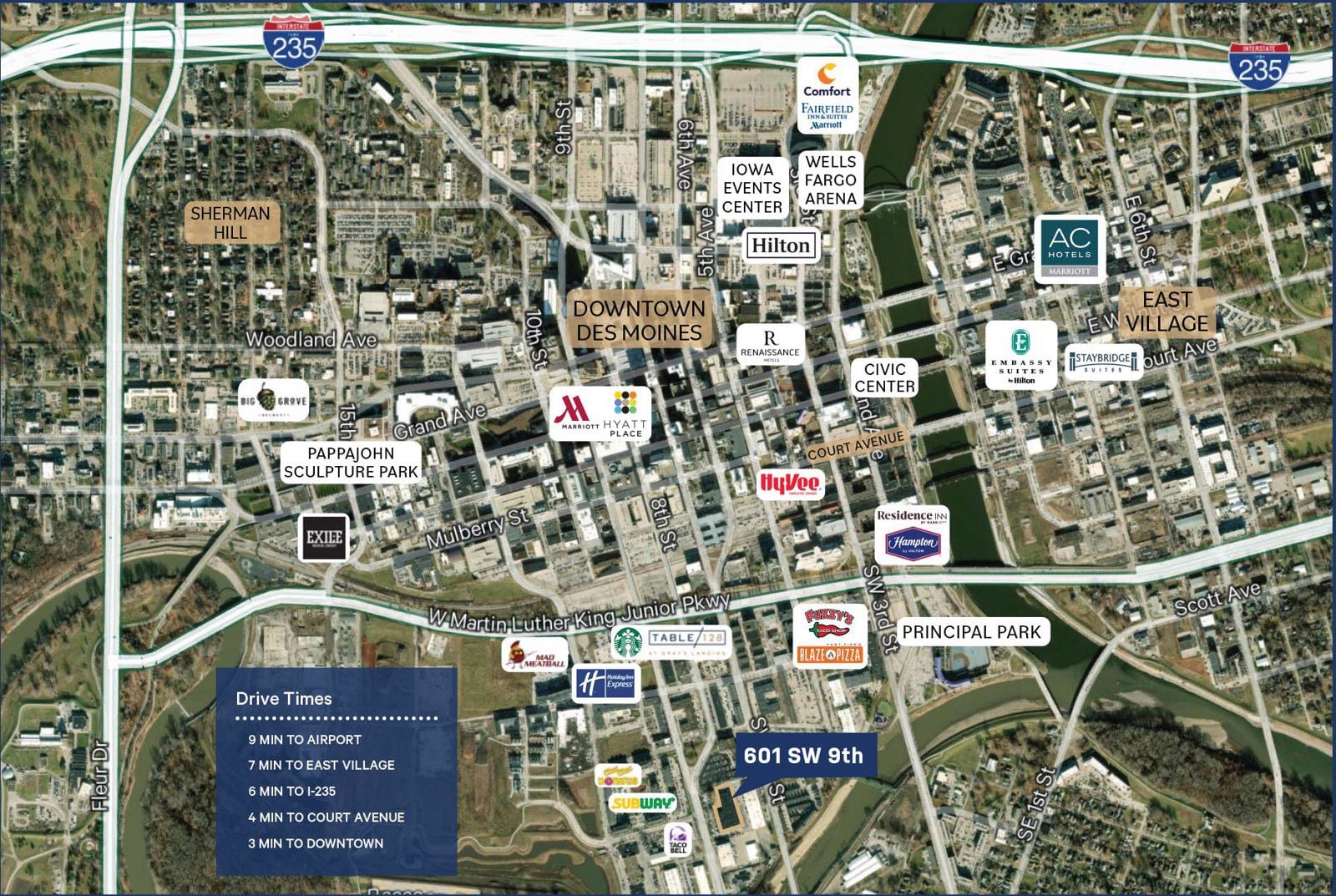 Riverpoint 601 SW 9th St-Map