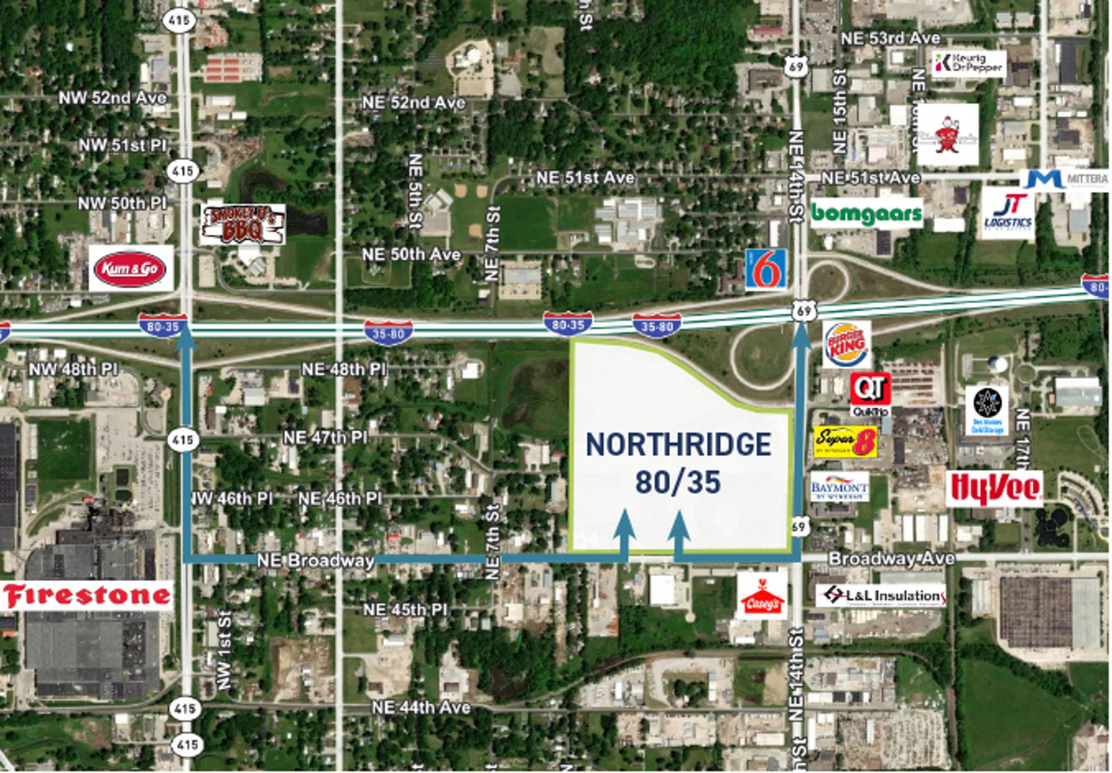 Northridge-80-35-Building-Location-Map