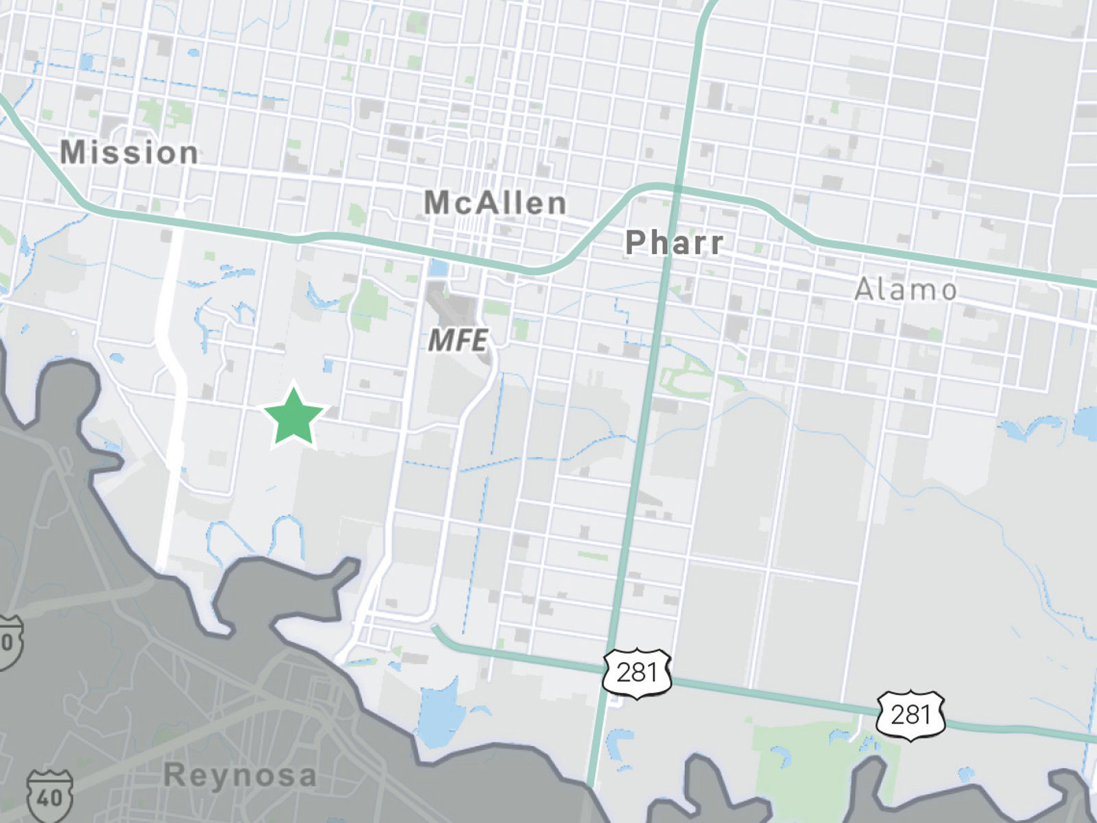 4900 George McVay Drive - Map Location