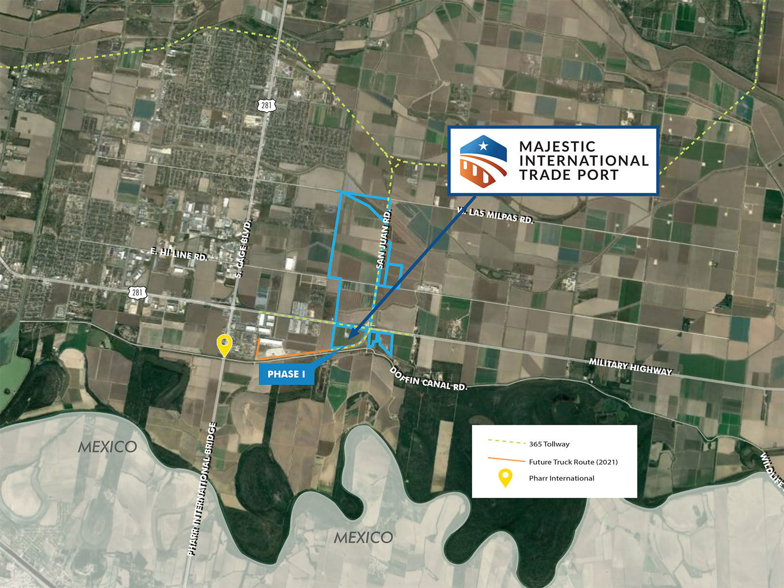 Majestic International Trade Port - Phase 1 Aerial View