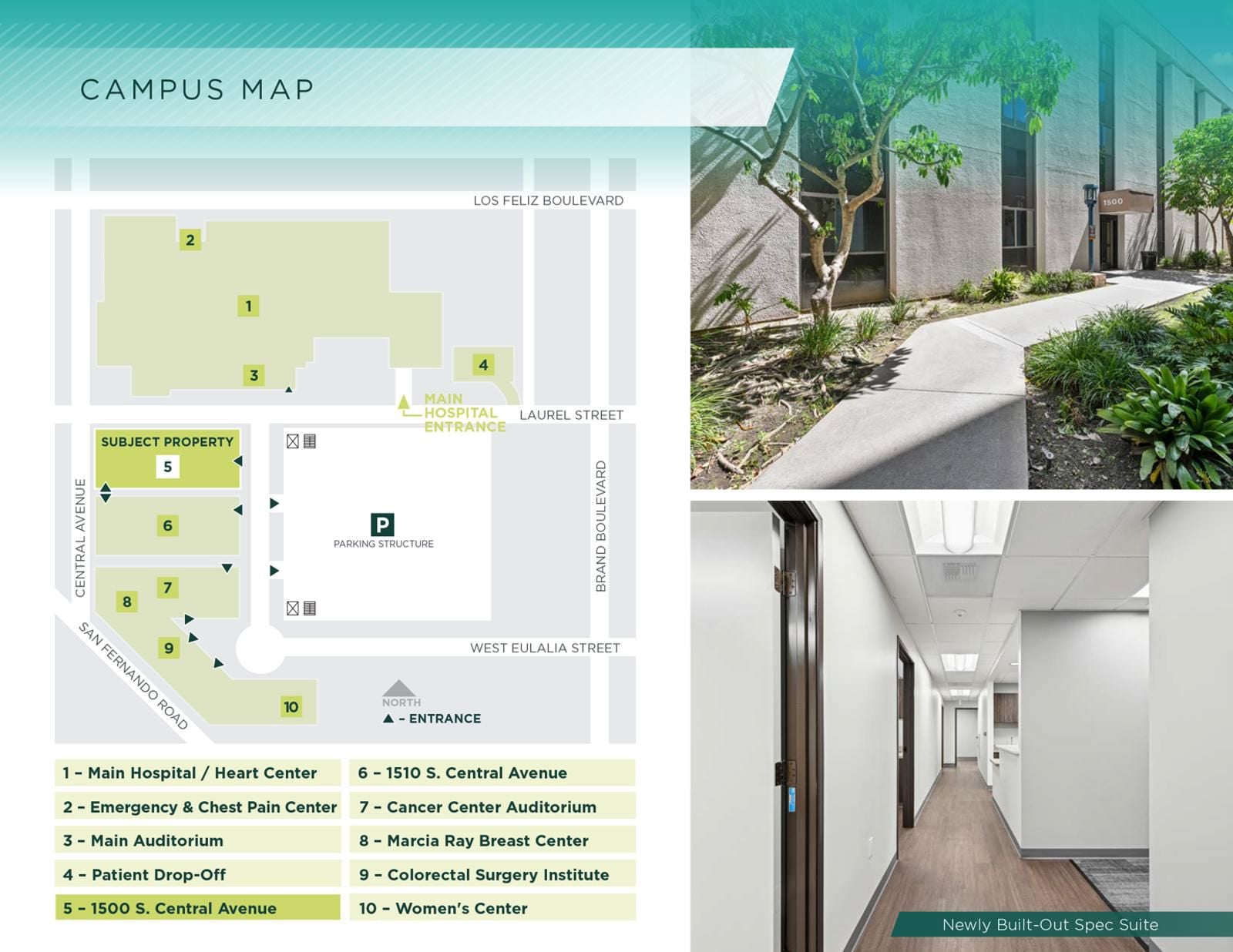 Glendale Medical Campus Map
