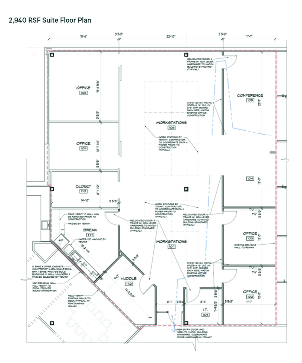 2940 suite on Second Floor
