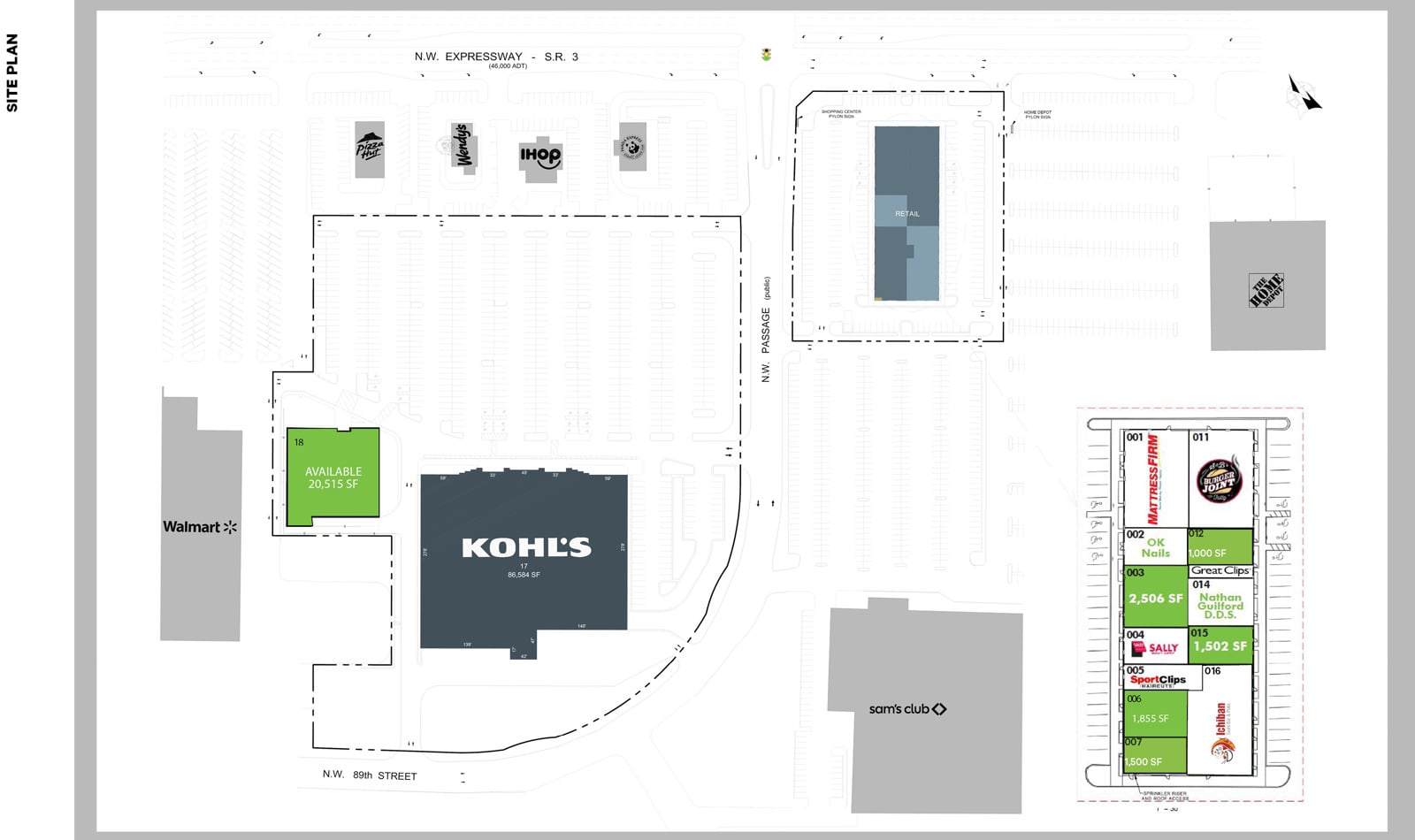 OKC 7640 NW Expwy Silver Springs Pointe Flyer - site plan - 02.06.26